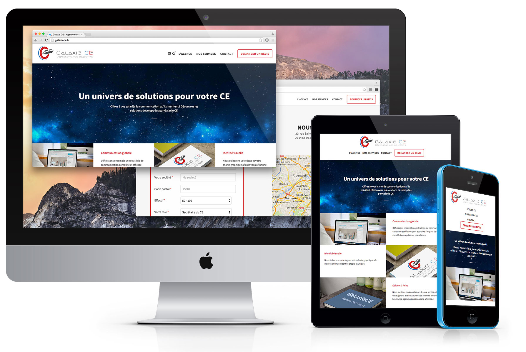 Galaxiece responsive
